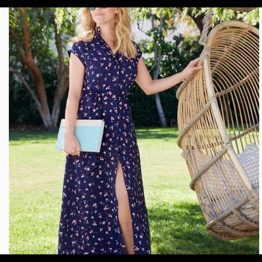 Draper James Maxi Shirt Dress